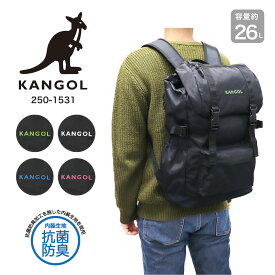 【あす楽】KANGOL カンゴール リュック かぶせリュック デイパック バックパック フラップリュック ブラック 軽量 通勤 通学 部活 旅行 おしゃれ タウンユース レディース メンズ 男女兼用 中高生 大学生 HURRY UPシリーズ 約26リットル 250-1531【クリスマス】【SS2306】