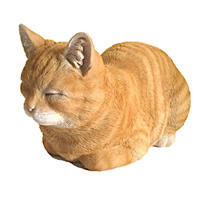 楽天市場】野川農園 レジン製 香箱ねこ 茶トラ 猫サイズ(約) W34 