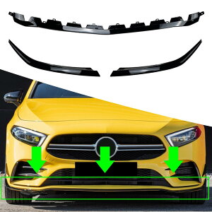 �u���b�N �t�����g�o���p�[ ���b�v�f�B�t���[�U�[ �X�|�C���[ �g���� Benz W177 A180 A200 A250 A35 AMG 2019-2024�ɑΉ�