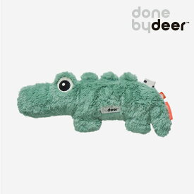 【レビュー特典！クロスプレゼント】Done by Deer/カドルキュート ワニ Cuddle cute Croco クロコ ダンバイディア ぬいぐるみ ファーストトイ 北欧 シンプル おしゃれ 柔らかい ふわふわ 動物 かわいい ダンバイディアー