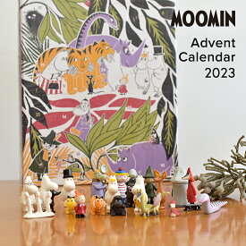 ムーミン アドベントカレンダー 2023 フィギュア 24個 クリスマス マルティネックス Martinex 虫眼鏡 MOOMIN コレクション 北欧 クリスマスプレゼント マルチネックス フィンランド 2023年