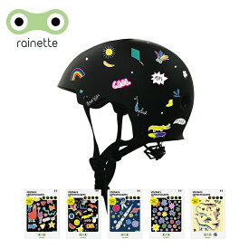 [メール便可]Rainette/リフレクティブステッカー レネット リフレクター 反射 夜間 光る 蛍光 シール 自転車 ヘルメット 通学 フランス
