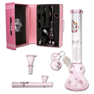 KX {O 3w ACVO pCv 29cm sN jR[ Bitch Bong KX{O KXpCv {O i pCv Black Leaf Glass Bong i ANApCv LZ  }