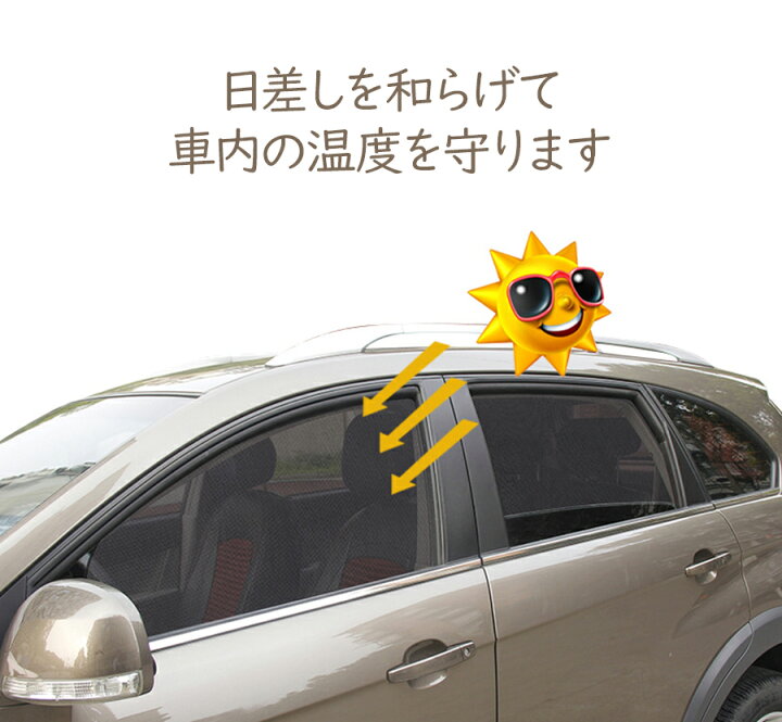 楽天市場 メール便送料無料 即納 車用 サンシェード 2枚 サイド用 ブラインドシェード カーテン コンパクト サイドガラス ガラスカバー 日よけ 日除け 遮光 遮熱 車 ミニバン Suv ワゴン カー用品 車用品 熱中症対策 車中泊 盗難防止 プライバシー保護 自動車