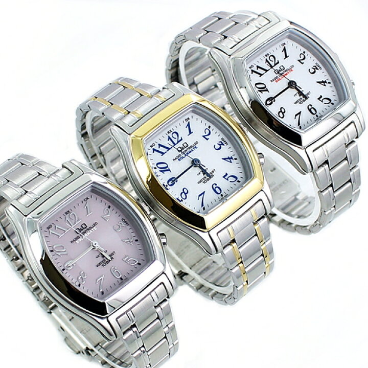 楽天市場 電波ソーラー レディース 腕時計 当店ランキング1位 国内正規品 Citizen シチズン Q Q アナログ 10気圧防水 電池交換不要 電波受信機能 時刻調整不要 誕生日 プレゼント 親 仕事用 通勤 社会人 入学 お祝い 合格 入学 卒業 社会人 記念日 母の日 父の日 22