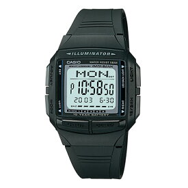 国内正規品 メーカー1年間保証付き カシオ 時計 メンズ レディース ユニセックス 腕時計 データバンク ブラック DB-36-1AJF ビジネス 男性 誕生日 ギフト 内祝い 父の日 お祝い