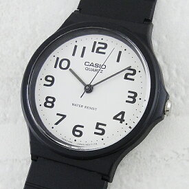 チプカシ 国内正規品 カシオ 時計 メンズ レディース 腕時計 見やすい シンプル 文字盤 軽い 薄い　ブラック MQ-24-7B2LLJH ビジネス インスタ チープカシオ 誕生日 ギフト 内祝い 母の日 お祝い