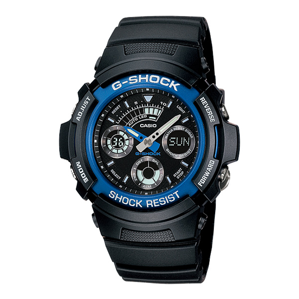 カシオ Gショック 時計 メンズ 腕腕時計 アナデジ 多機能 ブラック AW-591-2A ビジネス 男性 誕生日 お祝い ギフト クリスマス  プレゼント | ペアウォッチ 腕時計 ノップル
