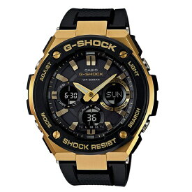 カシオ 時計 メンズ 腕時計 Gショック G-SHOCK ジーショック G-STEEL Gスチール アナデジ タフソーラー 多機能 ブラック×ゴールド 20気圧防水 GST-S100G-1A ビジネス 男性 誕生日 ギフト 卒業 入学 お祝い