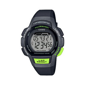 充実のコスパ！電池約5年寿命！ CASIO カシオ 国内正規品 腕時計 レディース SPORTS GEAR スポーツギア デジタル ジョギング ランニング グレー×ブラック 防水 LWS-1000H-1AJH 女性 仕事 誕生日 ギフト 記念日 内祝い 父の日 お祝い