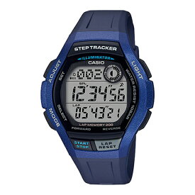 健康サポート機能多数搭載！ CASIO カシオ 国内正規品 腕時計 メンズ SPORTS GEAR スポーツギア デジタル ジョギング ランニング 歩数計 ブルー×ネイビー 防水 WS-2000H-2AJF 男性 仕事 誕生日 ギフト 記念日 卒業 入学 お祝い