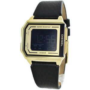 ディーゼル デジタル 腕時計 手表 おしゃれ メンズ レディース ユニセックス レザーベルト 高校生 大学生 彼氏 夫 父 誕生日 男性ギフト プレゼント ポイント消化