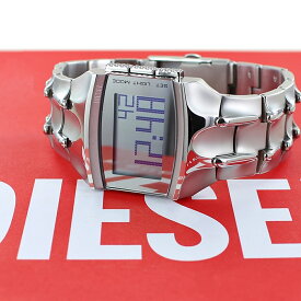 ディーゼル 腕時計 デジタル メンズ おしゃれ スクエア 四角 ブレスレットウォッチ 大きい時刻表示 メンズ腕時計 ステンレスベルト クリフハンガー 誕生日プレゼント DIESEL 内祝い 母の日 お祝い