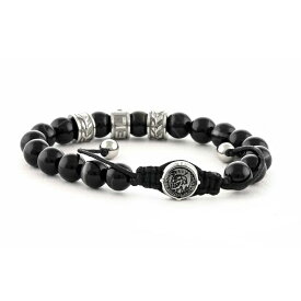 Diesel ディーゼル メンズ アクセサリー BRACELET ブレスレット ブラック かっこいい 数珠タイプ 男性用 彼氏 DX1101040 ビジネス 男性 誕生日 ギフト 内祝い 母の日 お祝い