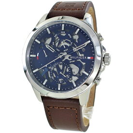トミーヒルフィガー 腕時計 メンズ シンプル 青文字盤 革ベルト メンズ腕時計 かっこいい腕時計 おしゃれなプレゼント 男性 彼氏 夫 父 誕生日 プレゼント 記念日 ギフト 内祝い 父の日 お祝い