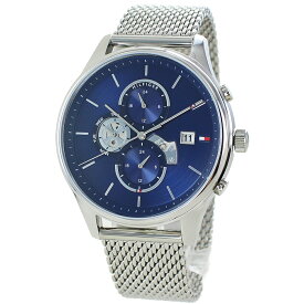 トミーヒルフィガー 腕時計 メンズ シンプル 青文字盤 メンズ腕時計 かっこいい腕時計 おしゃれなプレゼント 男性 彼氏 夫 父 誕生日 プレゼント 記念日 ギフト 内祝い 父の日 お祝い
