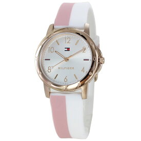 トミーヒルフィガー 腕時計 レディース シリコンベルト ホワイト ピンク かわいい 時計 女性 プレゼント 誕生日 ギフト 内祝い 父の日 お祝い