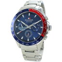 トミーヒルフィガー 腕時計 手表 メンズ シンプル 青文字盤 ステンレス メンズ腕時計 かっこいい腕時計 おしゃれなプレゼント 男性 彼氏 夫 父 誕生日 プレゼント 記念日 ギフト ポイント消化 クリスマスプレゼント ランキング お祝い