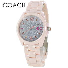 コーチ 腕時計 手表 レディース おしゃれ ブランド ピンク セラミック ブレスレット グリッター 母 彼女 プレゼント 20代 友達 誕生日プレゼント 実用的 かわいい ギフト クリスマスプレゼント ランキング お祝い