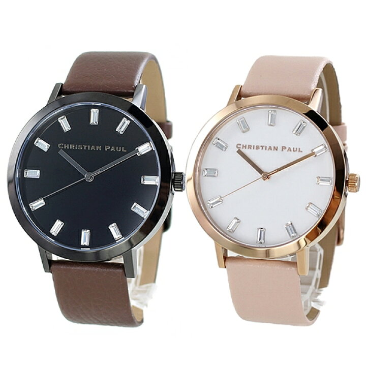 クリスチャンポール ペア ウォッチ 腕時計 シンプル オシャレ カップル レザー 最大77 オフ