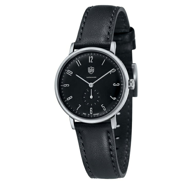 楽天市場 ドゥッファ ドイツ時計 レディース 腕時計 Gropius スモールセコンド 32mm シルバーケース ブラック レザー Df 7001 01 時計 誕生日 お祝い ギフト 合格 入学 卒業 社会人 記念日 母の日 父の日 22 ペアウォッチ 腕時計 ノップル