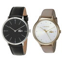 LACOSTE ラコステ 時計 メンズ レディース ペアウォッチ MOON/Constance 40mm 38mm シルバー/ゴールド ブラック ベージュ レザ...