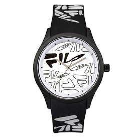 【アウトレット品の為、お値引き 値下げ】FILA フィラ 時計 メンズ レディース ユニセックス 腕時計 FILASTYLE ホワイト×ブラック 白×黒 シリコン 38-129-205 誕生日 ギフト 内祝い 父の日 お祝い