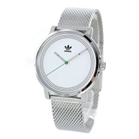Adidas アディダス 時計 メンズ レディース ユニセックス 男女兼用 腕時計 DISTRICT M2 ディストリクト シルバー メッシュ ステンレス Z22-3244 ペアにおすすめ 誕生日 ギフト 内祝い 母の日 お祝い