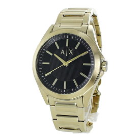 アルマーニエクスチェンジ 時計 メンズ 腕時計 Drexler 黒文字盤 ゴールド ステンレス 男性 AX2619 内祝い 母の日 お祝い