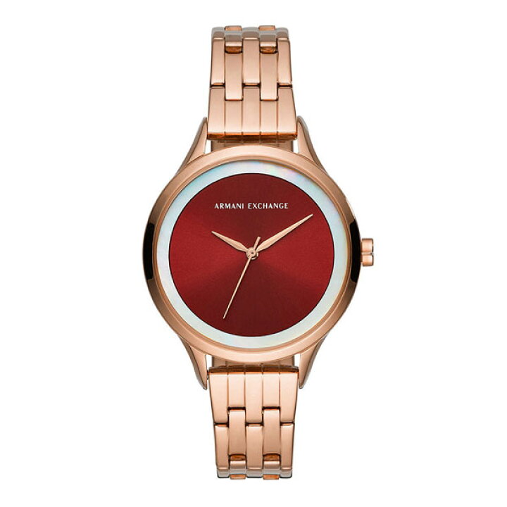 楽天市場 アルマーニエクスチェンジ 時計 レディース 腕時計 Harper ハーパー レッド ピンクゴールド ステンレス Ax5609時計 合格 入学 卒業 社会人 記念日 クリスマス プレゼント 22 ペアウォッチ 腕時計 ノップル