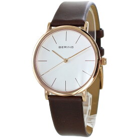 ベーリング 腕時計 手表 メンズ シンプル 革ベルト ダークブラウン 北欧 時計 おしゃれ 敬老の日 結婚記念日 夫 旦那 父親 誕生日 プレゼント 退職祝い クリスマスプレゼント ランキング お祝い