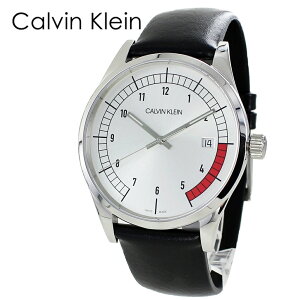 訳あり BOX無し 収納ケース付き 1本用 ck カルバンクライン かっこいい 3針 男性 夫 息子 彼氏 腕時計 手表 メンズ プレゼント 誕生日 ギフト フォーマル ビジネス 仕事 スーツ レザーベルト ク