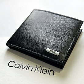 【訳あり アウトレット品の為、お値引き 値下げ】カルバンクライン メンズ 父の日 財布 二つ折り財布 メンズ財布 革 財布 黒 ブラック Wallet men 誕生日プレゼント 記念日 ギフト 男性 入学祝い 敬老の日 実用的 プレゼント 成人 卒業 入学
