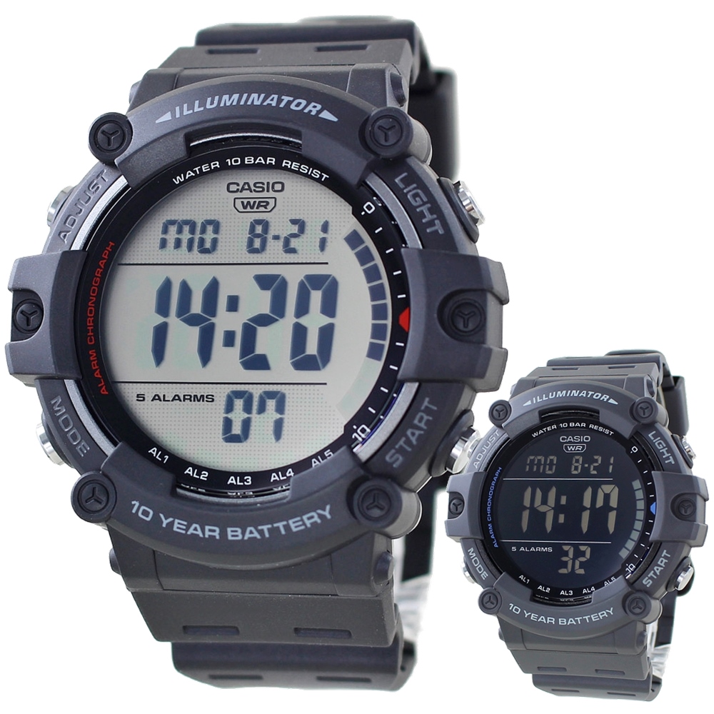楽天市場】カシオ デジタル 腕時計 水に強い 防水 大きい 見やすい