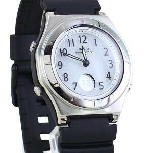 カシオ 電波ソーラー 腕時計 手表 レディース ウェーブセプター 軽量 ブラック ラバーバンド ソーラー 電波 ソーラー電波時計 女性用腕時計 プレゼント 女性 国内正規品 クリスマスプレゼン