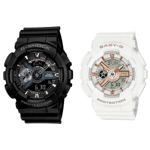 �J�V�I �r���v ��\ �h�� �y�A�E�H�b�` G-SHOCK×BABY-G �W�[�V���b�N×�x�r�[�W�[ �u���b�N �z���C�g ���ʃy�ABOX GA-110-1BJFBA-110RG-7A ���l ���� ���w