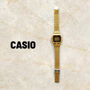 海外モデル カシオ CASIO 腕時計 メンズ レディース キッズ ユニセックス チプカシ デジタル クオーツ 防水 シンプル ゴールド メタルバンド 中学生 高校生 プレゼント ギフト 時計 誕生日 記