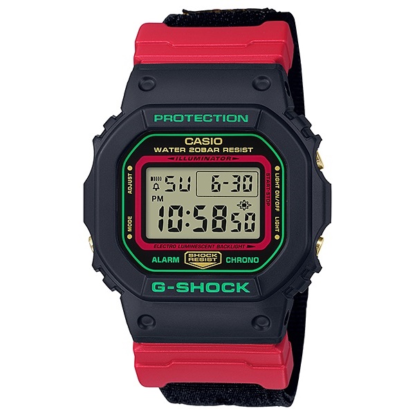 CASIO G-SHOCK Gショック ジーショック カシオ 時計 メンズ レディース 腕時計 デジタル 90年代 90'S スクエアフェイス  ウィンタープレミアム スペシャル復刻モデル SPECIAL COLOR DW-5600THC-1誕生日 ギフト 卒業 入学 お祝い | ペアウォッチ  腕時計