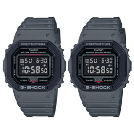 ペア ウォッチ カジュアル カップル CASIO G-SHOCK Gショック ジーショック カシオ メンズ レディース 腕時計 デジタル スクエアフェイス ストリートファッション グレー ブラック 海外モデル 内祝い 父の日 お祝い