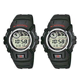 【10年電池機能】カシオ G-SHOCK Gショック 長く使える ペアウォッチ 腕時計 おそろい 同じサイズ 2本セット価格 デジタル 多機能 防水 黒 G-2900F-1G-2900F-1 ランニング スポーツ ペアセット 一緒に使える 誕生日 ギフト 内祝い 父の日 お祝い