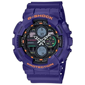 カジュアル オシャレ 珍しい紫色 パープル CASIO G-SHOCK Gショック ジーショック カシオ 時計 メンズ 腕時計 BASIC アナデジ ビッグケース 20気圧防水 90年代 記念日 内祝い 父の日 お祝い