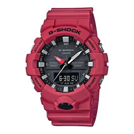 【大きい ビックケース】カシオ Gショック G-SHOCK 海外モデル メンズ レディース 腕時計 アナログデジタル 多機能 防水 レッド 赤い時計 GA-800-4A誕生日 ギフト 内祝い 父の日 お祝い