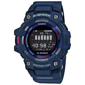 スマホ連携 距離計測 日常使用 CASIO G-SHOCK Gショック ジーショック カシオ メンズ レディース 腕時計 ジー・スクワッド GBD-100シリーズ デジタル ネイビー スポーツライン GPS 健康管理 合格 社会人 記念日 内祝い 父の日 お祝い