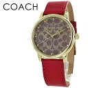 コーチ 腕時計 手表 メンズ レディース 赤い時計 赤いもの 革ベルト 還暦祝い 60歳 ユニセックス 時計 男性 女性 誕生日 記念日 プレゼント シンプル スリム 薄型 おしゃれ 男性向け 女性向け ギフト 成人 卒業 入学