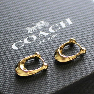コーチ ピアス レディース ブランド Cロゴ ゴールド フープピアス 両耳ピアス 大人 かわいい おしゃれ シンプル 誕生日プレゼント 女性 結婚式 結婚記念日 プレゼント お祝い ギフト ジュエ