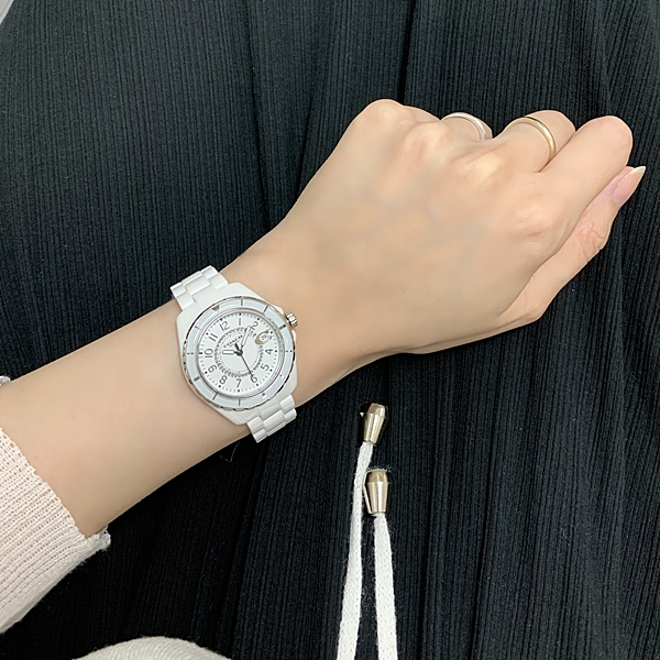 COACH コーチ 時計 レディース 腕時計 プレストン ホワイト セラミック ブレスレット こーち 女性用 とけい 14503462  （W1654）誕生日 お祝い ギフト 記念日 母の日 父の日 2022 | ペアウォッチ 腕時計 ノップル