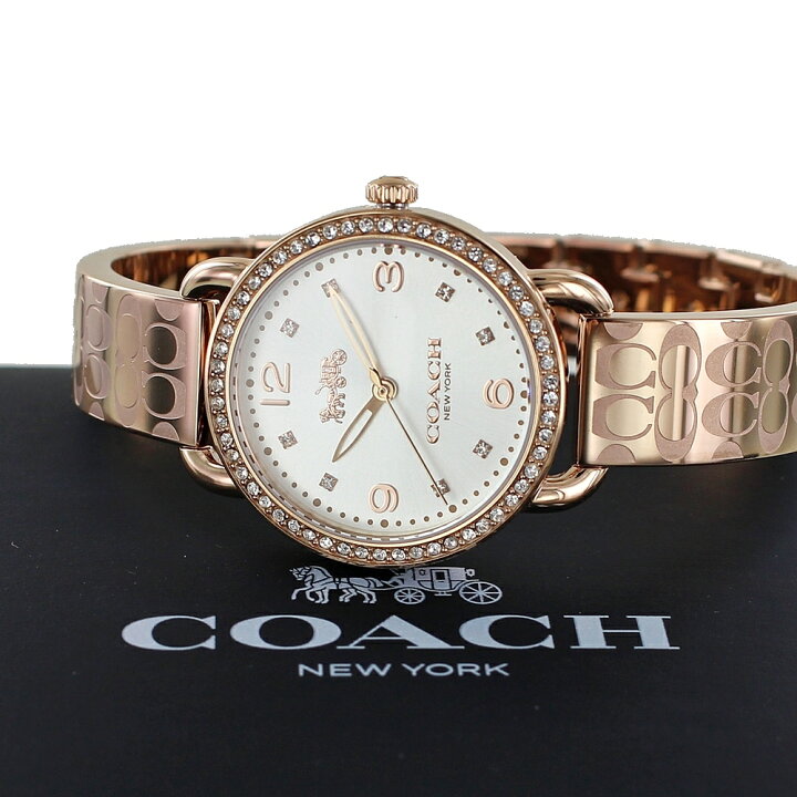 楽天市場】コーチ 時計 レディース 腕時計 手表 デランシー クリスタル coach レディース腕時計ピンクゴールド