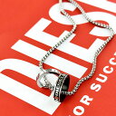 ディーゼル ネックレス チェーンネックレス メンズ 父の日 レディース 母の日 ダブル リング シンプル おしゃれ かっ…