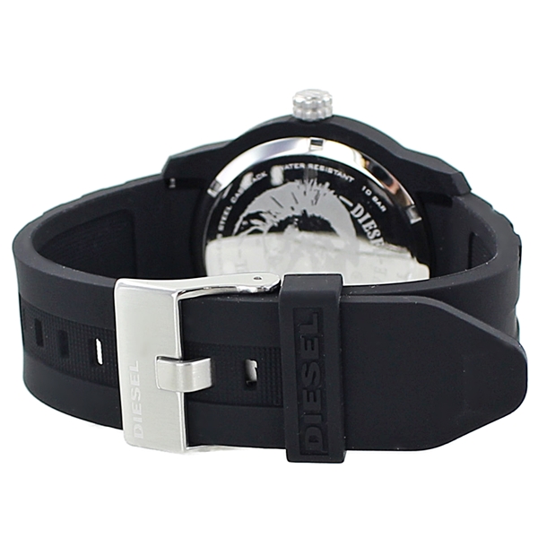 ディーゼル 時計 メンズ 腕時計 アームバー 45ミリ ブラック シリコン