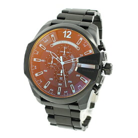 ディーゼル 時計 メンズ 腕時計 メガチーフ ビックケース クロノグラフ ブラック DZ4318 ビジネス 男性 誕生日 ギフト 内祝い 父の日 お祝い